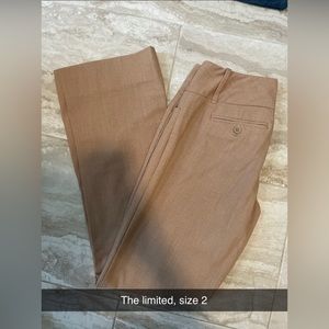 The Limited dress pants. Khaki. Size 2
